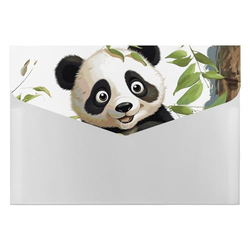Akkordeon-Aktenordner mit 6 Fächern, Panda auf dem Ast, Akkordeon-Ordner, tragbarer Dokumenten-Organizer, A4-Papieraktenhalter für Büro, Rechnungen, Quittungen Akkordeon-Aktenordner mit 6 Fächern, Panda auf dem Ast, Akkordeon-Ordner, tragbarer Dokumenten-Organizer, A4-Papieraktenhalter für Büro, Rechnungen, Quittungen von MNVTSKOP