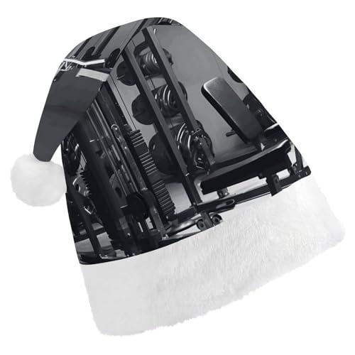MNVTSKOP Plüsch-Weihnachtsmütze, Fitnessgerät, bedruckt, Weihnachtsmannmütze, Uni, Weihnachtsmütze für Weihnachten, Neujahr, festliche Feiertagsparty MNVTSKOP Plüsch-Weihnachtsmütze, Fitnessgerät, bedruckt, Weihnachtsmannmütze, Uni, Weihnachtsmütze für Weihnachten, Neujahr, festliche Feiertagsparty von MNVTSKOP