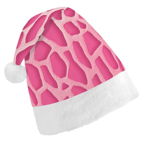 MNVTSKOP Plüsch-Weihnachtsmütze, Giraffen-Textur, bedruckt, Weihnachtsmannmütze, Uni, Weihnachtsmütze für Weihnachten, Neujahr, festliche Feiertagsparty MNVTSKOP Plüsch-Weihnachtsmütze, Giraffen-Textur, bedruckt, Weihnachtsmannmütze, Uni, Weihnachtsmütze für Weihnachten, Neujahr, festliche Feiertagsparty von MNVTSKOP