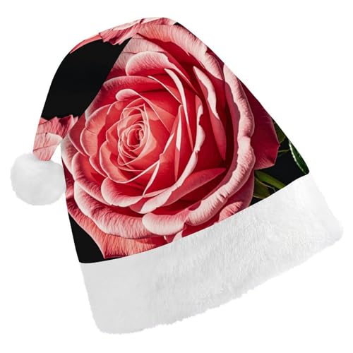 MNVTSKOP Plüsch-Weihnachtsmütze, Rose, Blume vieler Fans, bedruckte Weihnachtsmannmütze, Uni, Weihnachtsmütze für Weihnachten, Neujahr, festliche Feiertagsparty MNVTSKOP Plüsch-Weihnachtsmütze, Rose, Blume vieler Fans, bedruckte Weihnachtsmannmütze, Uni, Weihnachtsmütze für Weihnachten, Neujahr, festliche Feiertagsparty von MNVTSKOP