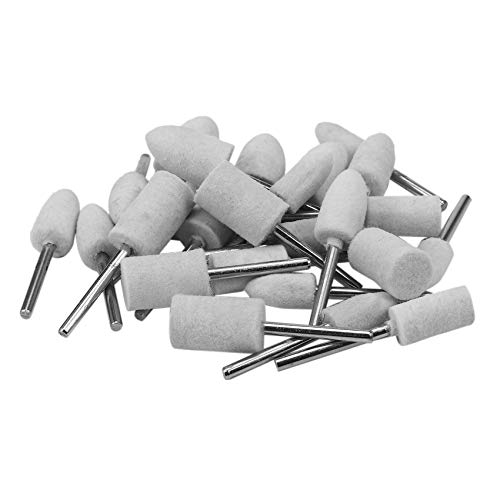 25-teiliges Set aus poliertem Filz, 1/8 Zoll (0,63 cm), Polierpunkte für Rotation von MOALIOI