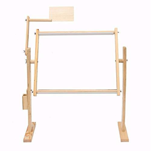 MOALIOI Adjustment Massivrahmen für Stickstickerei, Bodenständer zum Nähen, Nähwerkzeug, handgefertigt, Stützstich MOALIOI Adjustment Massivrahmen für Stickstickerei, Bodenständer zum Nähen, Nähwerkzeug, handgefertigt, Stützstich von MOALIOI