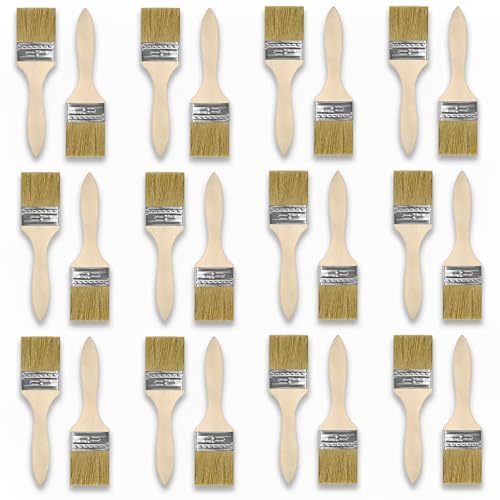 24 Pcs Pinsel Set, Flachpinsel, Pinselset, Holzlasur, Lasurpinsel, Pinsel Wandfarbe, Paint Brush, Pinsel Lack, Malerpinsel Set, für Farben Kunst Malerbedarf Lacke Malerei DIY Streichen von Wänden 24 Pcs Pinsel Set, Flachpinsel, Pinselset, Holzlasur, Lasurpinsel, Pinsel Wandfarbe, Paint Brush, Pinsel Lack, Malerpinsel Set, für Farben Kunst Malerbedarf Lacke Malerei DIY Streichen von Wänden von MOAZIFI