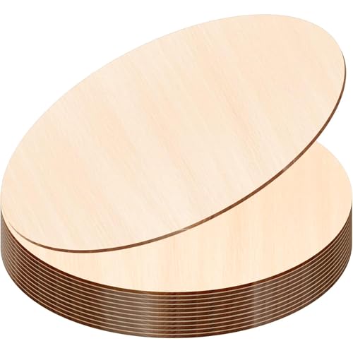 12 Stüc Holzscheiben 20 Cm Durchmesser, Bastelset Ostern Kinder, Runde Holzscheiben, Holzscheiben, Holzplatte Rund, Holzscheiben Rund, Holzscheibe, Runde Holzplatte, Holzplatte von MOAZIFI