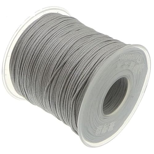 91 m 0,9 mm Nylonschnur Kunststoffspule Schnur Geflechtband Seil Perlenfaden für Halsketten, Armbänder, Schmuckherstellung, Armbandseil (Farbe: 2) von MOBSAN