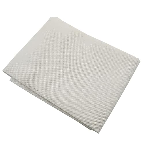 MOBUKJUU Teslin-Netzstoff, wasserdicht, 1,5 m breit, für Büro, Strand, Lounge, Stuhl, Tischset, PVC, Strandkorb, für den Außenbereich (Weiß, 1 x 1,5 m) von MOBUKJUU