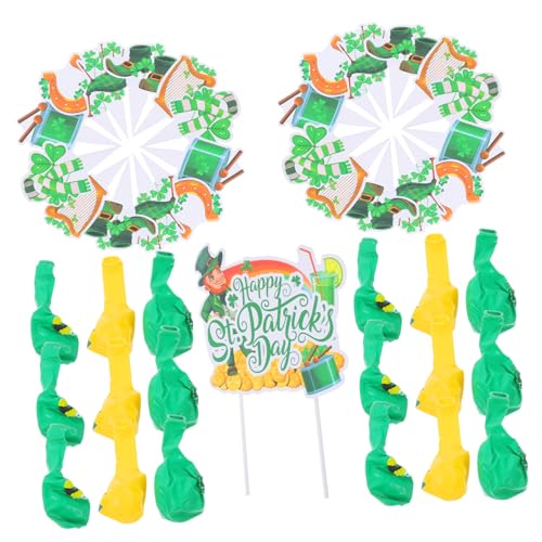 MOBUTOFU Komplettes St. Patricks Day Set 43-teilig Grüne Ballon-kuchenaufsätze Irisches Festivalzubehör Dekorative Requisiten Für Den Geburtstag MOBUTOFU Komplettes St. Patricks Day Set 43-teilig Grüne Ballon-kuchenaufsätze Irisches Festivalzubehör Dekorative Requisiten Für Den Geburtstag von MOBUTOFU