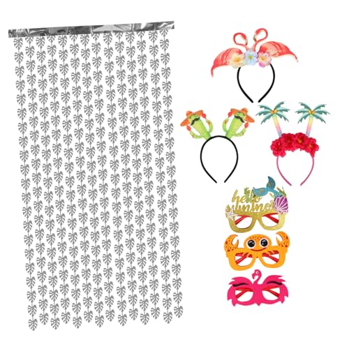 MOBUTOFU 1 Satz hawaiianische Partybrille Flamingo-Haarband Luau-Geburtstagsfeierdekorationen Luau-Party-Sonnenbrille hawaiianische stirnbänder Strandparty-Sonnenbrille das Haustier Grey MOBUTOFU 1 Satz hawaiianische Partybrille Flamingo-Haarband Luau-Geburtstagsfeierdekorationen Luau-Party-Sonnenbrille hawaiianische stirnbänder Strandparty-Sonnenbrille das Haustier Grey von MOBUTOFU