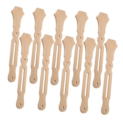 MOBUTOFU 10 Stück Fan Stiele Diy Handheld Fächer Sticks Hochzeitsrunde Fächer Griff Bastelzubehör Bambusmaterial für Fächerherstellung MOBUTOFU 10 Stück Fan Stiele Diy Handheld Fächer Sticks Hochzeitsrunde Fächer Griff Bastelzubehör Bambusmaterial für Fächerherstellung von MOBUTOFU