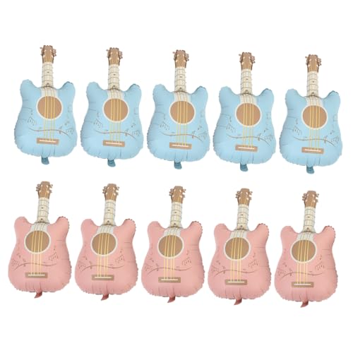 MOBUTOFU 10 Stück Teiliges Mattes Gitarrenform Aluminiumfolie Ballonset Wiederverwendbare Musikparty Dekorationen Leicht Aufzublasen Nachhaltig für Kindergeburtstage und Hochzeitsfeiern MOBUTOFU 10 Stück Teiliges Mattes Gitarrenform Aluminiumfolie Ballonset Wiederverwendbare Musikparty Dekorationen Leicht Aufzublasen Nachhaltig für Kindergeburtstage und Hochzeitsfeiern von MOBUTOFU