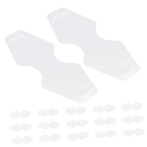 MOBUTOFU 100 Stück Ornamentkarten, Schlüsselanhänger Displaykarten, Klappkarten Für Halsketten, Schmuckkarten, Armbandkarten, Ohrringkarten Für Schmuck, Halsketten Haltekarten, Schmuck von MOBUTOFU