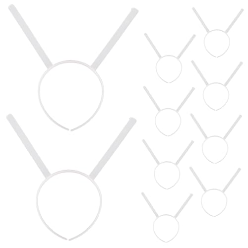 MOBUTOFU 10St Stirnband leerer Rahmen für Stirnbänder Haarbandbasis zum Selbermachen Kopfband aus Kunststoff Haarbandrahmen aus Kunststoff Blanko-Haarbandrahmen Plastik Transparent MOBUTOFU 10St Stirnband leerer Rahmen für Stirnbänder Haarbandbasis zum Selbermachen Kopfband aus Kunststoff Haarbandrahmen aus Kunststoff Blanko-Haarbandrahmen Plastik Transparent von MOBUTOFU