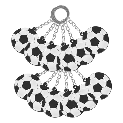 MOBUTOFU 12er Set PVC Fußball Schlüsselanhänger Exquisite Fußball Motive Als Schlüsselanhänger Perfekte Geschenkidee Für Sportliebhaber Und Ideal Für Fußball Partys Und Mitgebsel MOBUTOFU 12er Set PVC Fußball Schlüsselanhänger Exquisite Fußball Motive Als Schlüsselanhänger Perfekte Geschenkidee Für Sportliebhaber Und Ideal Für Fußball Partys Und Mitgebsel von MOBUTOFU