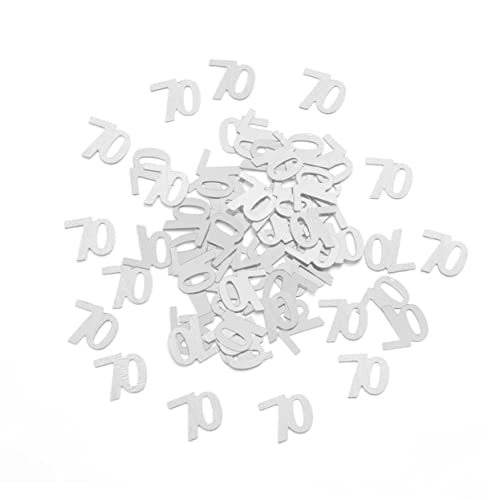 MOBUTOFU Party Konfetti Zahlen 70 1200stk Silber Pailletten für Geburtstag Jubiläum Hochzeit Firmenfeier MOBUTOFU Party Konfetti Zahlen 70 1200stk Silber Pailletten für Geburtstag Jubiläum Hochzeit Firmenfeier von MOBUTOFU