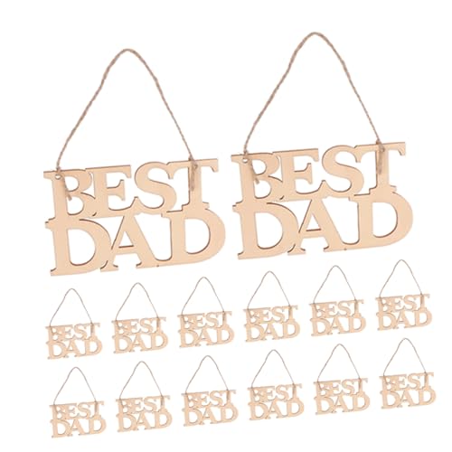 MOBUTOFU 20 Stück Teiliges Vatertags Holzscheiben zum Basteln Kreative Holzanhänger mit Hohlraumdesign Natürliche Deko für Wand und Zuhause Inklusive Band für Papa MOBUTOFU 20 Stück Teiliges Vatertags Holzscheiben zum Basteln Kreative Holzanhänger mit Hohlraumdesign Natürliche Deko für Wand und Zuhause Inklusive Band für Papa von MOBUTOFU