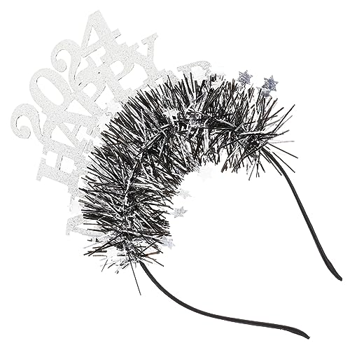 MOBUTOFU Neujahrs-haarband 2024 Kopfbedeckung Party- Silvester-party-stirnband Accessoire MOBUTOFU Neujahrs-haarband 2024 Kopfbedeckung Party- Silvester-party-stirnband Accessoire von MOBUTOFU