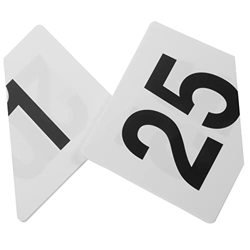 MOBUTOFU 25 Stück Teiliges Tischnummernkarten aus Robustem PVC Doppelseitig Bedruckt Leicht und Wiederverwendbar Klare Schwarz Weiße für Hochzeit Party und Restaurant zur MOBUTOFU 25 Stück Teiliges Tischnummernkarten aus Robustem PVC Doppelseitig Bedruckt Leicht und Wiederverwendbar Klare Schwarz Weiße für Hochzeit Party und Restaurant zur von MOBUTOFU