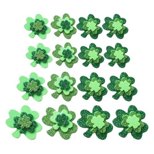 MOBUTOFU 3taschen Drei Packungen Shamrock Aufkleber Für Patrick's Day Selbstklebende Eva Deko-sticker Für Feierliche Bastelprojekte Für Tischdeko Und Partys Pro Packung von MOBUTOFU