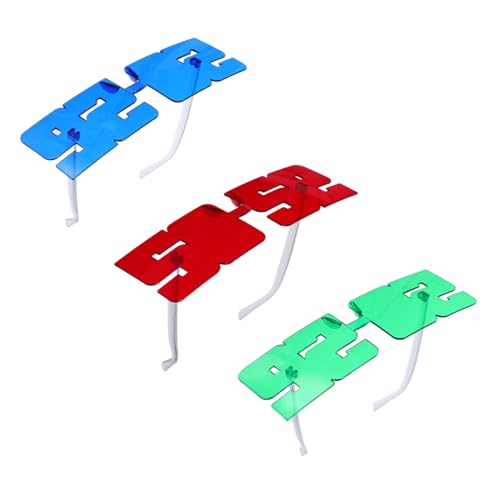 MOBUTOFU 3 Stück Teiliges Partybrillen aus Klarem Pc Material Transparente Gläser Leichte Foto Requisiten für Silvester Abschlussfeiern Halloween und Festliche Events MOBUTOFU 3 Stück Teiliges Partybrillen aus Klarem Pc Material Transparente Gläser Leichte Foto Requisiten für Silvester Abschlussfeiern Halloween und Festliche Events von MOBUTOFU