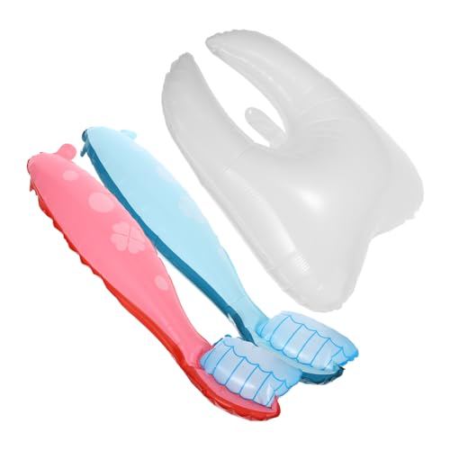 MOBUTOFU 3 Stück Teiliges Zahnbürsten-folienballon- Kreative Partydeko für Kindergeburtstage und Erste Milchzahnfeiern Leichtes Tragbares Design für Familienfeste Duschen MOBUTOFU 3 Stück Teiliges Zahnbürsten-folienballon- Kreative Partydeko für Kindergeburtstage und Erste Milchzahnfeiern Leichtes Tragbares Design für Familienfeste Duschen von MOBUTOFU