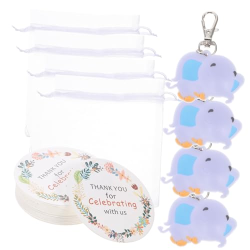 MOBUTOFU Neugeborenen Dusche Elefant Schlüsselanhänger Set Baby-dusche Begünstigt Taufe Danke Tags Taschen MOBUTOFU Neugeborenen Dusche Elefant Schlüsselanhänger Set Baby-dusche Begünstigt Taufe Danke Tags Taschen von MOBUTOFU