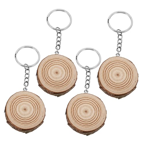 MOBUTOFU 4 Stück Runde Holzscheiben Schlüsselanhänger aus Unbehandeltem Kiefernholz DIY Bastelbedarf für Handbemalte Vielseitige Holz Anhänger und Taschenornamente MOBUTOFU 4 Stück Runde Holzscheiben Schlüsselanhänger aus Unbehandeltem Kiefernholz DIY Bastelbedarf für Handbemalte Vielseitige Holz Anhänger und Taschenornamente von MOBUTOFU
