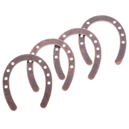 MOBUTOFU 4 Stück Schlüsselanhänger, Zum Basteln, Glückshufeisen, Zinklegierung, Dekore, Dekorative Anhänger, Ornament Aus Metall, Aus Metall MOBUTOFU 4 Stück Schlüsselanhänger, Zum Basteln, Glückshufeisen, Zinklegierung, Dekore, Dekorative Anhänger, Ornament Aus Metall, Aus Metall von MOBUTOFU