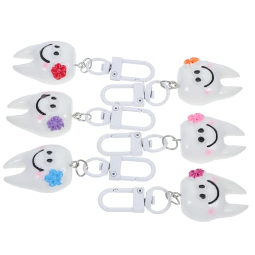 MOBUTOFU 6 Stück Kleine Schlüsselanhänger DIY Schlüsselanhänger Kleine Schlüsselanhänger Schlüsselanhänger Zähne Schlüsselanhänger Schlüsselanhänger Kreative Schlüsselanhänger Kreative MOBUTOFU 6 Stück Kleine Schlüsselanhänger DIY Schlüsselanhänger Kleine Schlüsselanhänger Schlüsselanhänger Zähne Schlüsselanhänger Schlüsselanhänger Kreative Schlüsselanhänger Kreative von MOBUTOFU