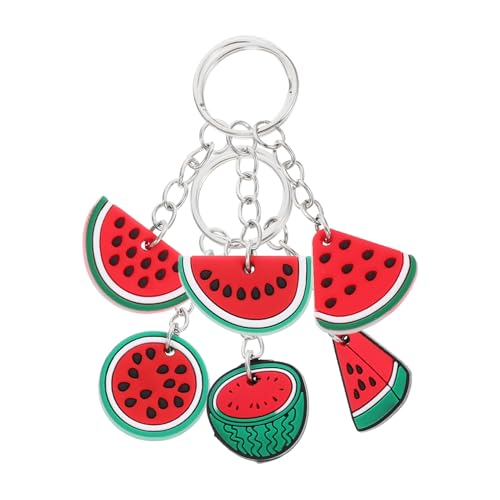 MOBUTOFU 6 Stück Pvc Wassermelonen Schlüsselanhänger, Wassermelonen Anhänger Zum Aufhängen, Wassermelonen Taschenanhänger, Wassermelonen Anhänger, Taschenanhänger Zum Aufhängen, MOBUTOFU 6 Stück Pvc Wassermelonen Schlüsselanhänger, Wassermelonen Anhänger Zum Aufhängen, Wassermelonen Taschenanhänger, Wassermelonen Anhänger, Taschenanhänger Zum Aufhängen, von MOBUTOFU