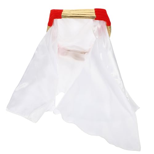 MOBUTOFU Arabischer Cosplay Hut aus Leichtes Bequemes Kopfstück für Halloween Karneval und Maskenpartys Kreatives Kostüm Accessoire Rote Kopfbedeckung MOBUTOFU Arabischer Cosplay Hut aus Leichtes Bequemes Kopfstück für Halloween Karneval und Maskenpartys Kreatives Kostüm Accessoire Rote Kopfbedeckung von MOBUTOFU
