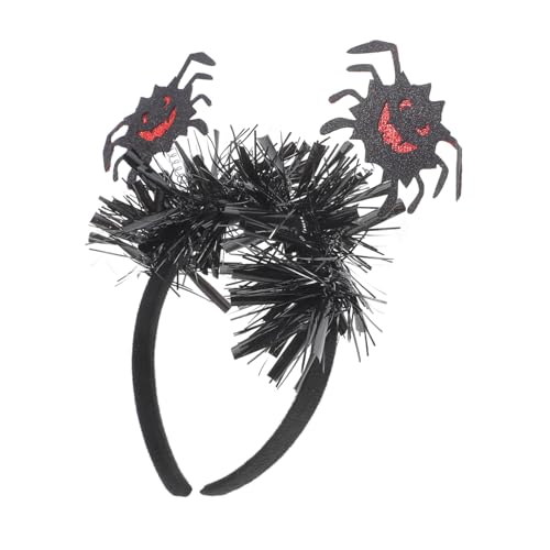 MOBUTOFU Halloween Spinnen Stirnband Halloween Haarband Halloween Stirnband Damen Kopfschmuck Halloween Kopfbedeckung Haarbänder Halloween Requisite Halloween Haarschmuck Mädchen von MOBUTOFU
