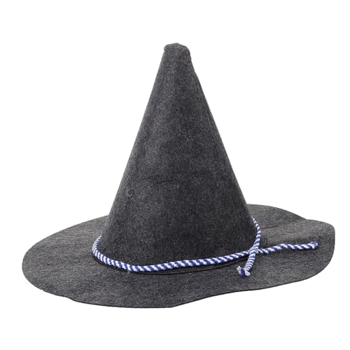 MOBUTOFU Hexen Hut Kostüm Hexenhut Gruselig Dekorativer Halloween-hut Cosplay -requisite Hexenhut Mit Breiter Krempe Kappe Hexenkostüm Weiden Halloween-party-hexenhut Lametta Vlies Grey MOBUTOFU Hexen Hut Kostüm Hexenhut Gruselig Dekorativer Halloween-hut Cosplay -requisite Hexenhut Mit Breiter Krempe Kappe Hexenkostüm Weiden Halloween-party-hexenhut Lametta Vlies Grey von MOBUTOFU