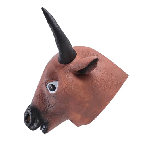 MOBUTOFU Kuhformung Cosplay Maske Sanfte Leichte Erwachsenenmaske Maskenmaske Gruselige Gesichtsmaske Halloween Requisite MOBUTOFU Kuhformung Cosplay Maske Sanfte Leichte Erwachsenenmaske Maskenmaske Gruselige Gesichtsmaske Halloween Requisite von MOBUTOFU