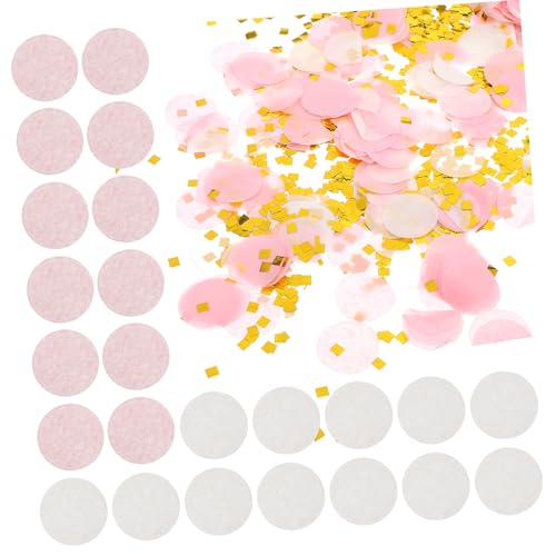 MOBUTOFU Leicht Rosa Papierkonfetti Runde Konfetti Dots für Partydekoration Tischstreuung für Geburtstag Hochzeit Vielseitig Einsetzbar Romantische Atmosphäre Umweltfreundlich von MOBUTOFU