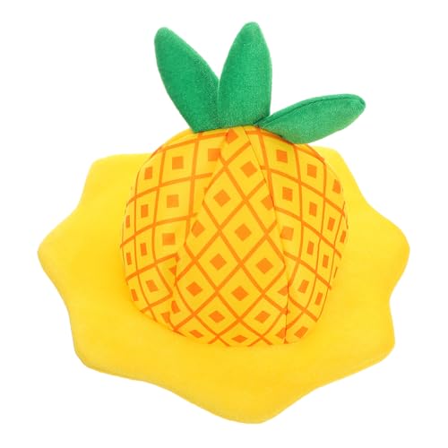 MOBUTOFU Lustiger Ananas Hut aus Elastischer für Erwachsene Einzigartiges Party Kostüm Accessoire Angenehm und Langlebig als Fotorequisite für Geburtstags und Karnevalspartys von MOBUTOFU