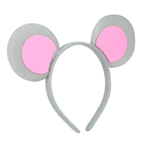 MOBUTOFU Niedlicher Mausohren Haarreif aus Weichem Bequem und Langlebig für Damen Kostüm Karneval Halloween Cosplay Party mit Charmantem Tierohren Design MOBUTOFU Niedlicher Mausohren Haarreif aus Weichem Bequem und Langlebig für Damen Kostüm Karneval Halloween Cosplay Party mit Charmantem Tierohren Design von MOBUTOFU
