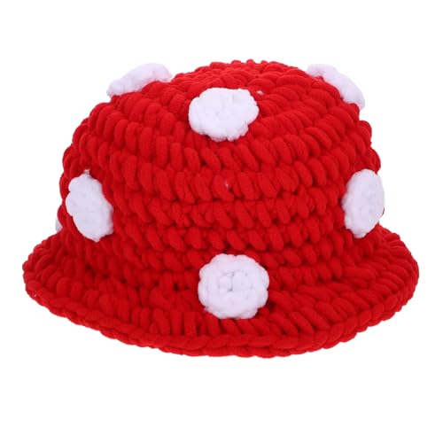 MOBUTOFU Pilzmütze Partyhut Requisiten Strickmütze Entzückende Pilzmütze Modische Pilzmütze Pilz Strickmütze Party Pilzmütze Dekorative Mütze Pilz Eimermütze Wintermütze MOBUTOFU Pilzmütze Partyhut Requisiten Strickmütze Entzückende Pilzmütze Modische Pilzmütze Pilz Strickmütze Party Pilzmütze Dekorative Mütze Pilz Eimermütze Wintermütze von MOBUTOFU