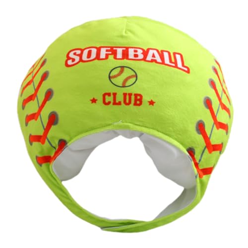 MOBUTOFU Softball Kopfbedeckung, Kostüm Requisite, Cosplay Hut, Lustiger Hut, Cosplay Kappe, Karnevalsparty, Verkleidung, Sportball, Plüschkappe, Plüsch Kopfbedeckung, Ausgestopfte MOBUTOFU Softball Kopfbedeckung, Kostüm Requisite, Cosplay Hut, Lustiger Hut, Cosplay Kappe, Karnevalsparty, Verkleidung, Sportball, Plüschkappe, Plüsch Kopfbedeckung, Ausgestopfte von MOBUTOFU