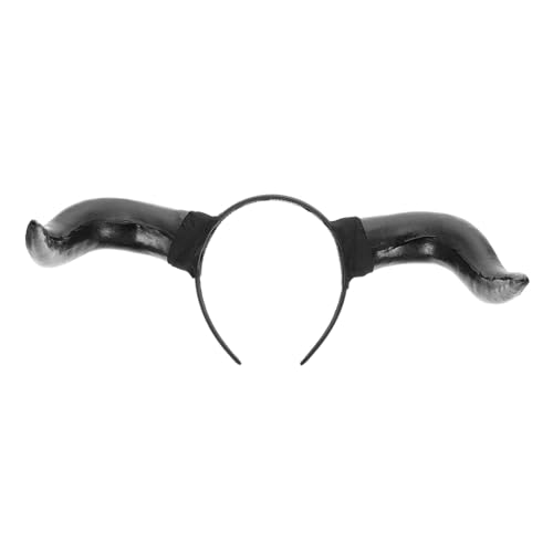 MOBUTOFU Teufelshörner Haarreif Halloween Kopfschmuck Prank Horns Stirnband für Party Cosplay Leicht und Bequem Geeignet für Kostümfest und Herbst Dekoration von MOBUTOFU