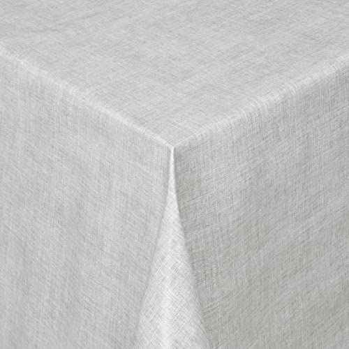 Wachstischdecke Wachstuch Tischdecke Gartentischdecke abwaschbar eckig 220x140 cm Linien Grau von MODERNO