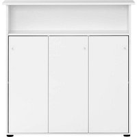 MÖBELPARTNER Empfangstheke 400 3 Türen und Fachböden, weiß 107,0 x 44,0 x 110,5 cm MÖBELPARTNER Empfangstheke 400 3 Türen und Fachböden, weiß 107,0 x 44,0 x 110,5 cm von MÖBELPARTNER
