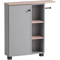 MÖBELPARTNER Badschrank Balto 157452 platingrau, wildeiche 70,7 x 17,0 x 76,8 cm von MÖBELPARTNER