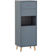 MÖBELPARTNER Badschrank Bjarne 153173 blaugrau 40,3 x 33,1 x 113,4 cm von MÖBELPARTNER