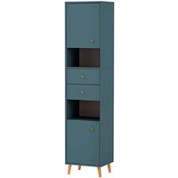 MÖBELPARTNER Badschrank Bjarne 701984 blaugrau 40,3 x 33,1 x 180,6 cm von MÖBELPARTNER