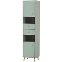 MÖBELPARTNER Badschrank Bjarne 701985 pastellgrün 40,3 x 33,1 x 180,6 cm von MÖBELPARTNER