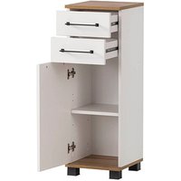 MÖBELPARTNER Badschrank Jelda 154177 eiche landhaus, weiß 30,3 x 32,6 x 88,1 cm MÖBELPARTNER Badschrank Jelda 154177 eiche landhaus, weiß 30,3 x 32,6 x 88,1 cm von MÖBELPARTNER