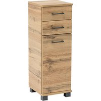 MÖBELPARTNER Badschrank Nora 144933 eiche landhaus 30,3 x 32,6 x 88,6 cm von MÖBELPARTNER