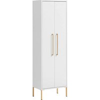 MÖBELPARTNER Badschrank Sarah 148437 kreideweiß 46,2 x 30,1 x 154,7 cm von MÖBELPARTNER