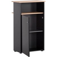 MÖBELPARTNER Empfangstheke gerade, artisan-eiche, schwarz 65,8 x 44,0 x 110,5 cm MÖBELPARTNER Empfangstheke gerade, artisan-eiche, schwarz 65,8 x 44,0 x 110,5 cm von MÖBELPARTNER