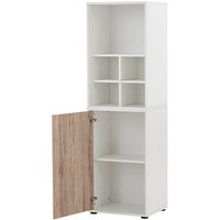 MÖBELPARTNER Regalschrank 400, 701773 weiß, wildeiche 51,0 x 41,0 x 167,2 cm MÖBELPARTNER Regalschrank 400, 701773 weiß, wildeiche 51,0 x 41,0 x 167,2 cm von MÖBELPARTNER